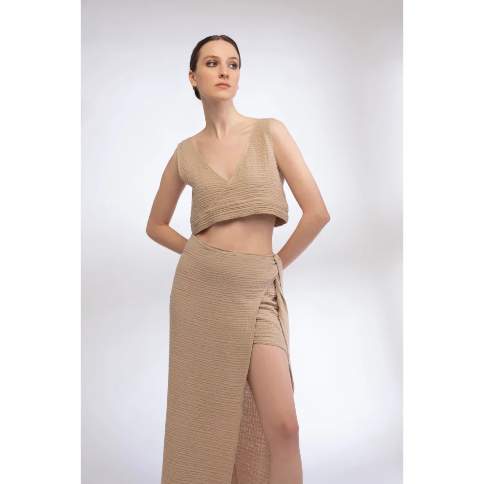 Misey Design - Corall Skirt- Crop Top Set