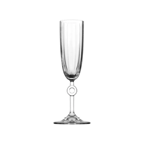 Well Studio Store - Ring Crystal 2-piece Champagne Glass
