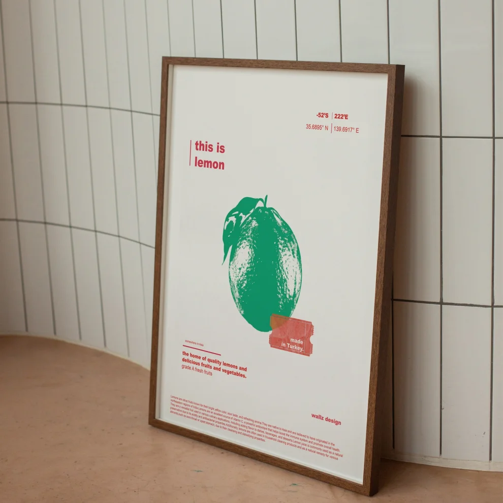 Wallz Design - Lemon Print