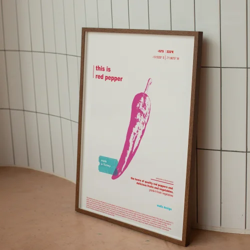 Wallz Design - Pink Pepper Print