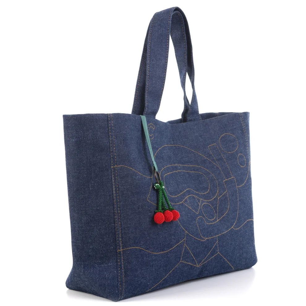 Cazular - Yasemin - Denim Tote Bag