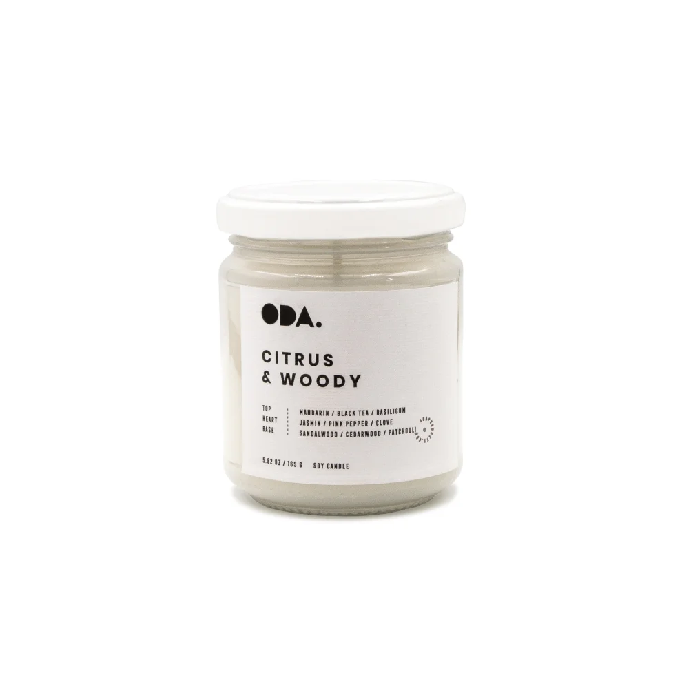 ODA.products - Citrus & Woody Soy Candle