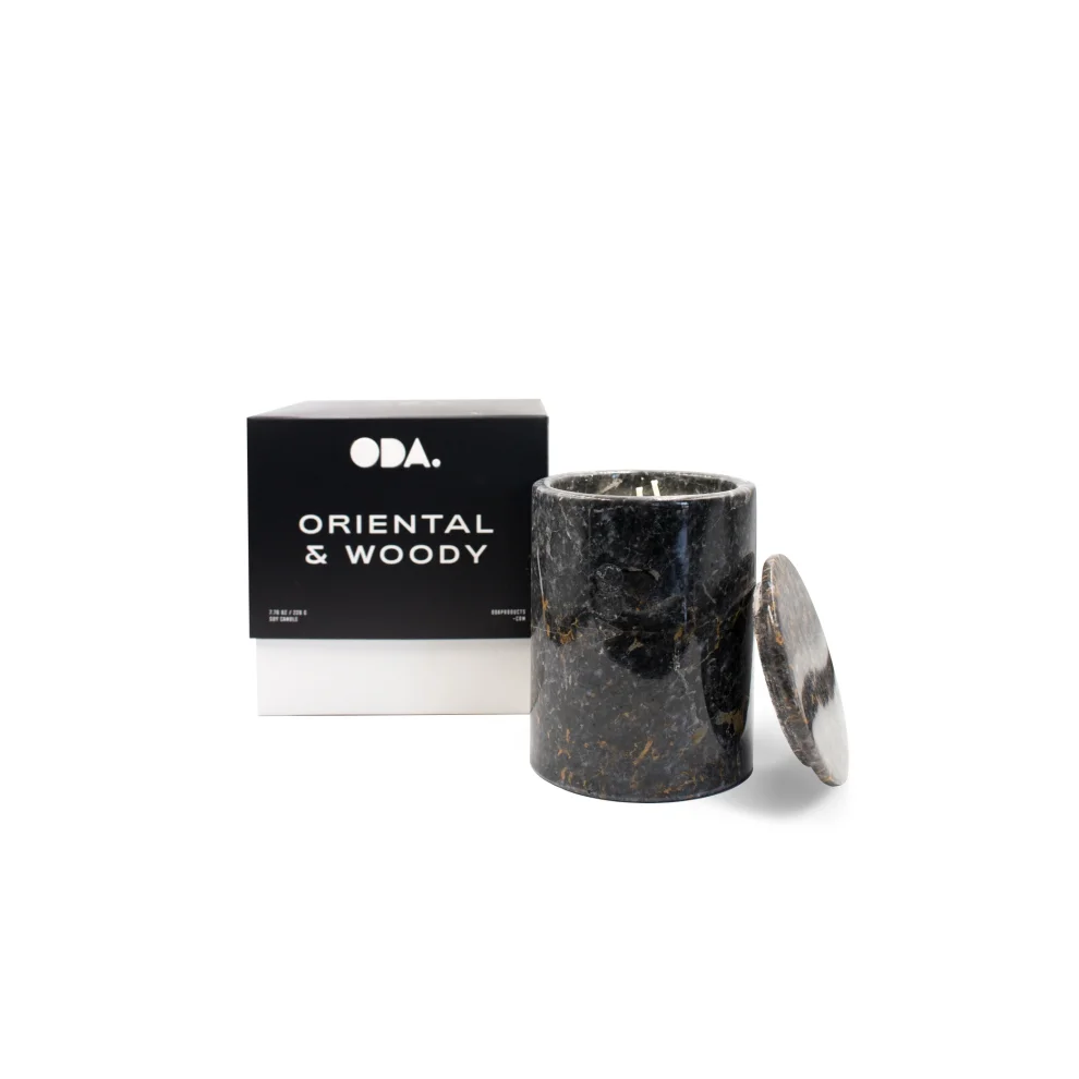 ODA.products - No: 2 Mystery Black Marble Candle