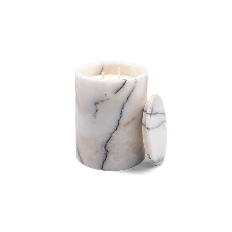 ODA.products - No: 6 Rustic Natural Marble Candle