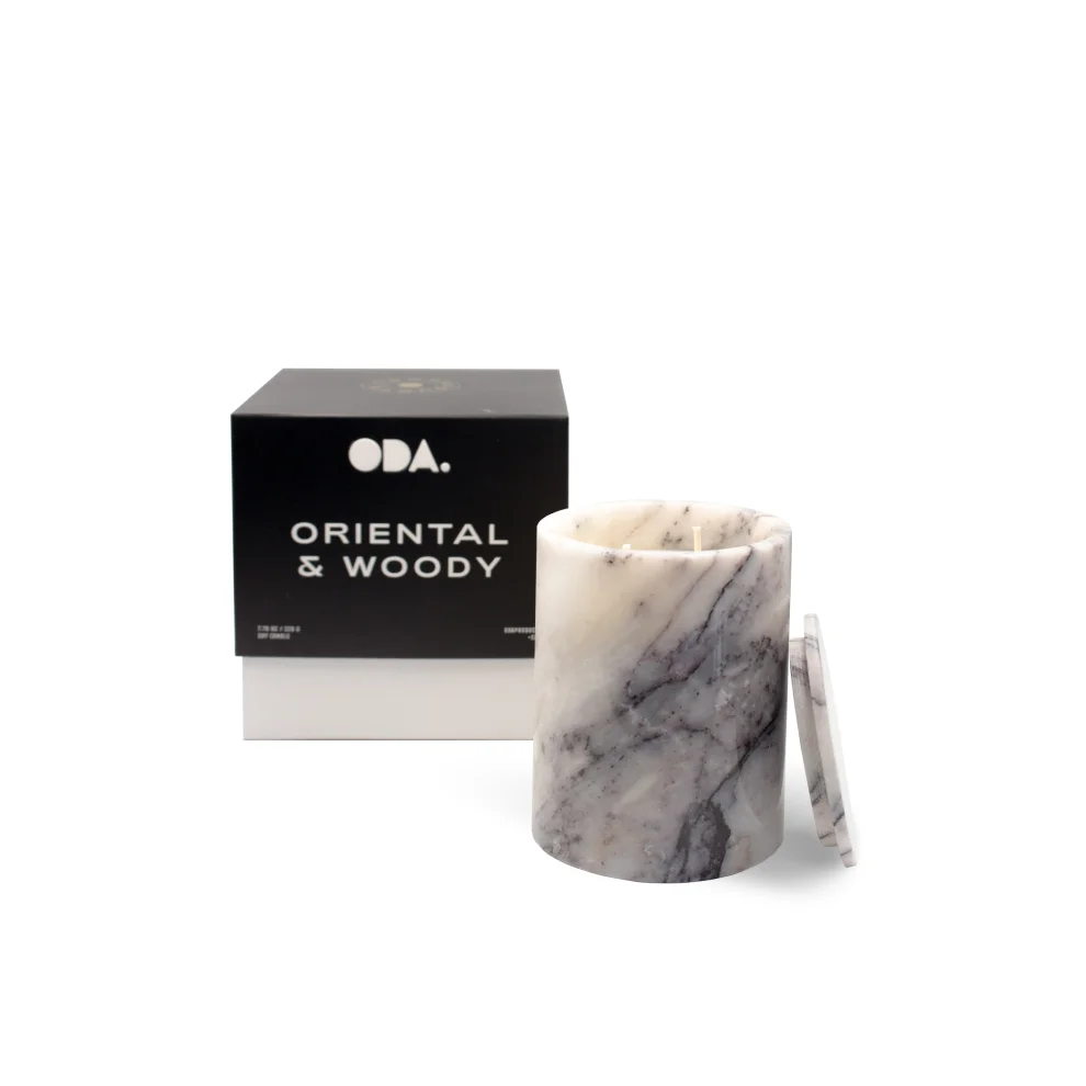 ODA.products - No: 7 Natural Marble Candle