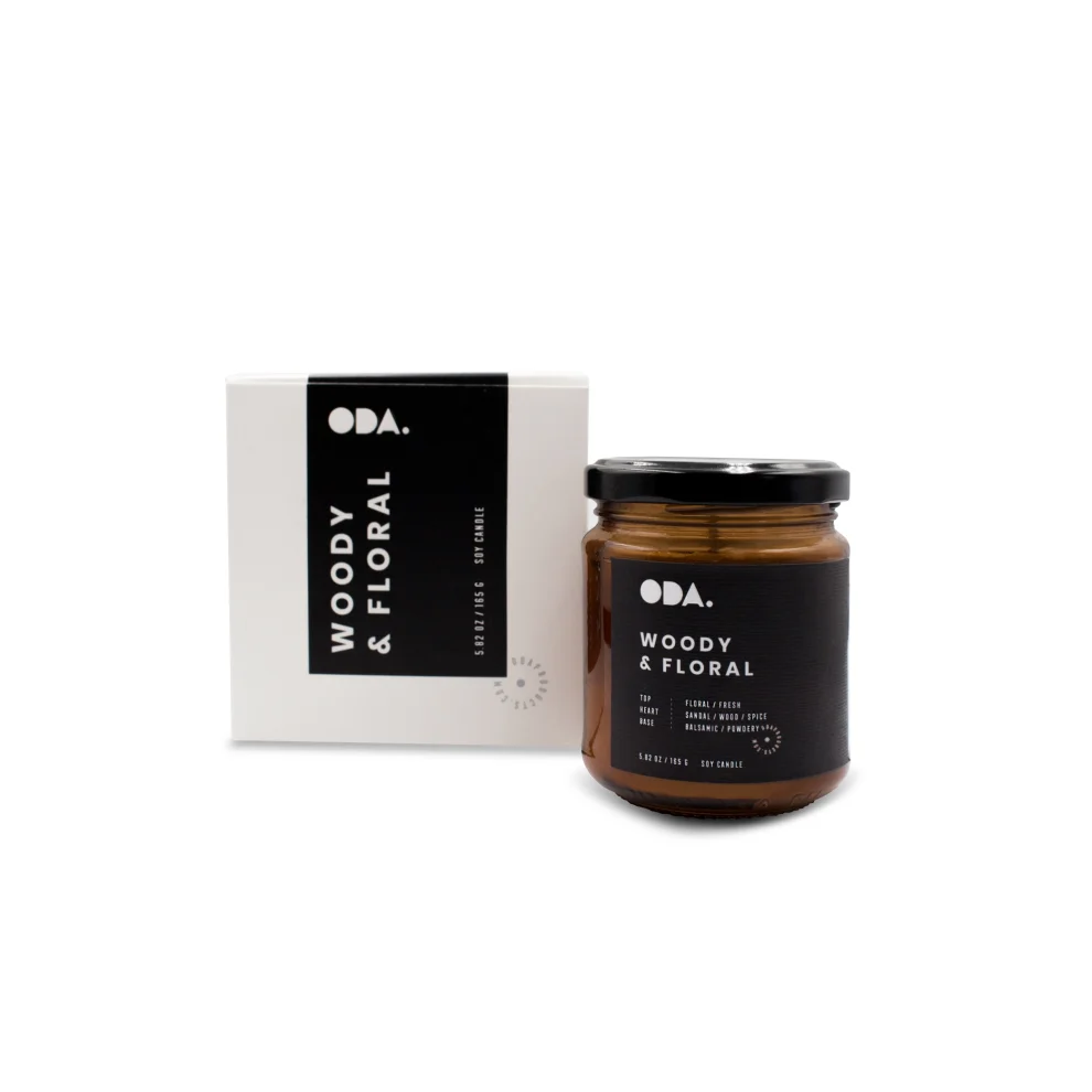 ODA.products - Woody & Floral Soy Candle