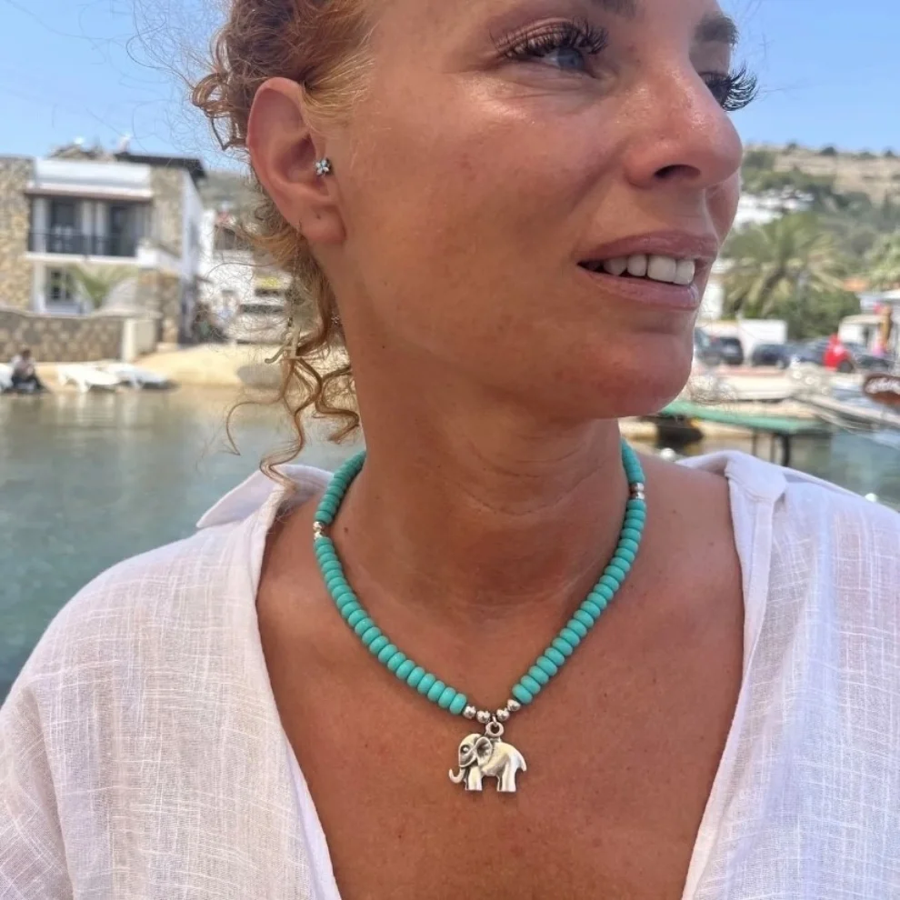 Ayn & By EbruKetenci - Necklace With Elephant Detail
