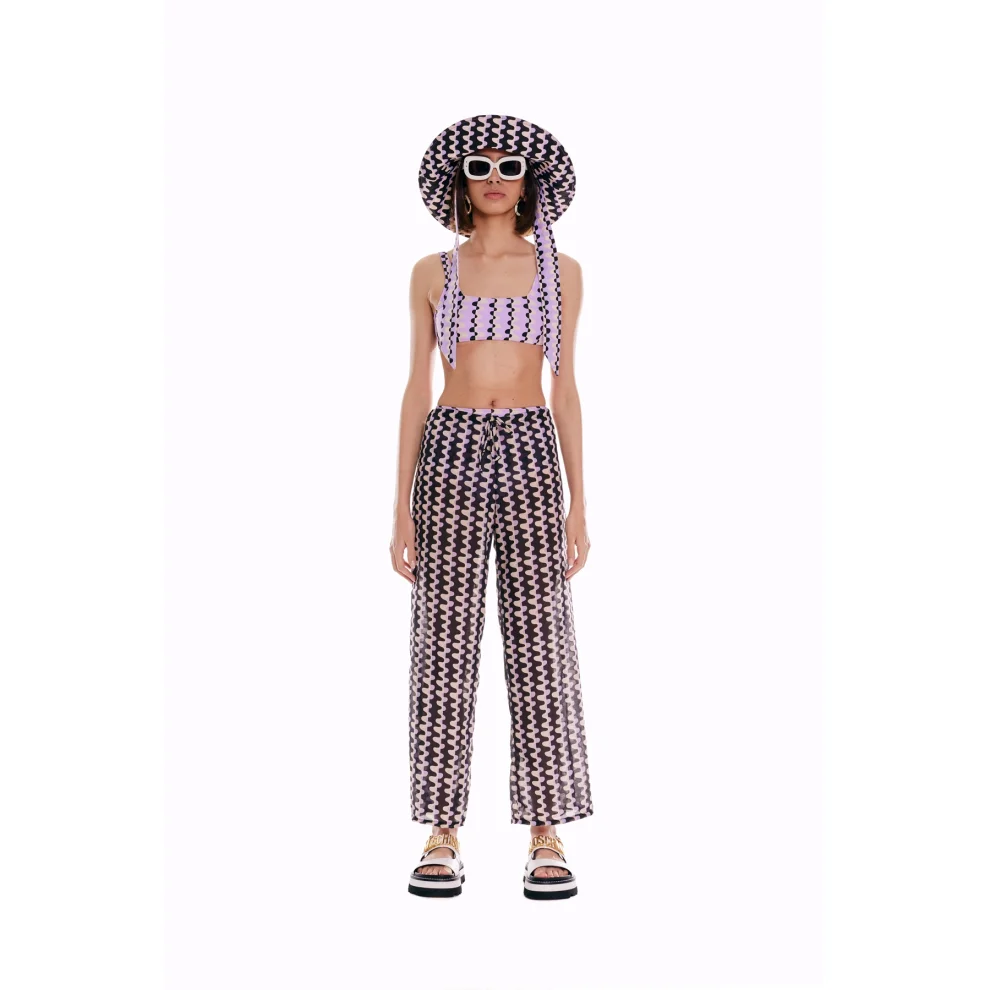 WAYT - Sonic Adventure Sound Waves Print Beach Pant