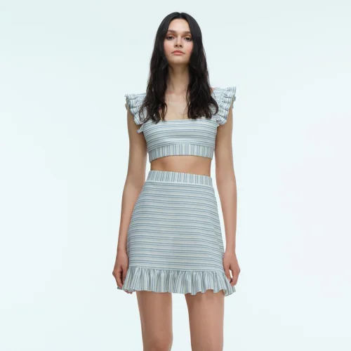 Feel The Lotus - Hydra Knitted Mini Skirt