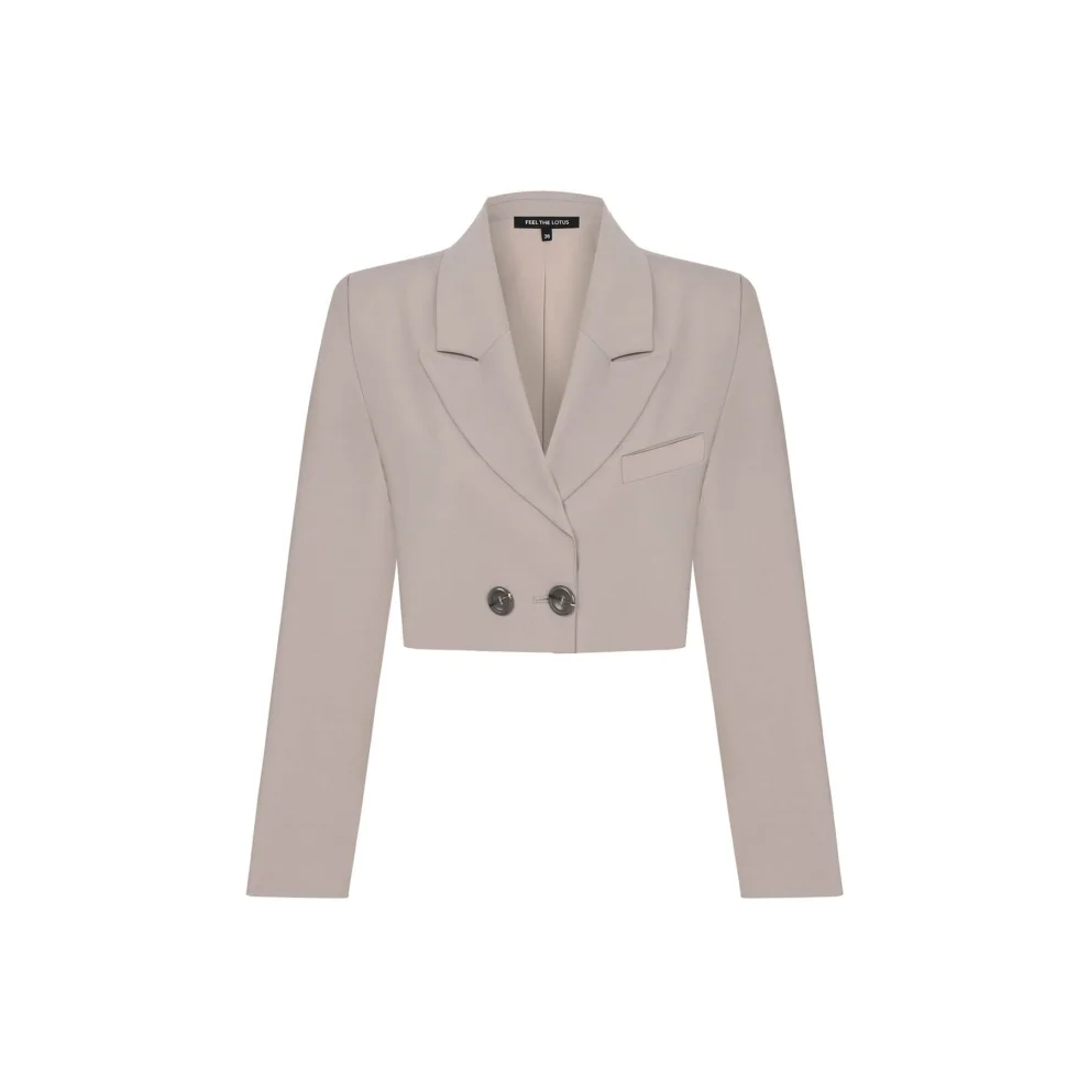 Feel The Lotus - Loulou Crop Blazer Ceket