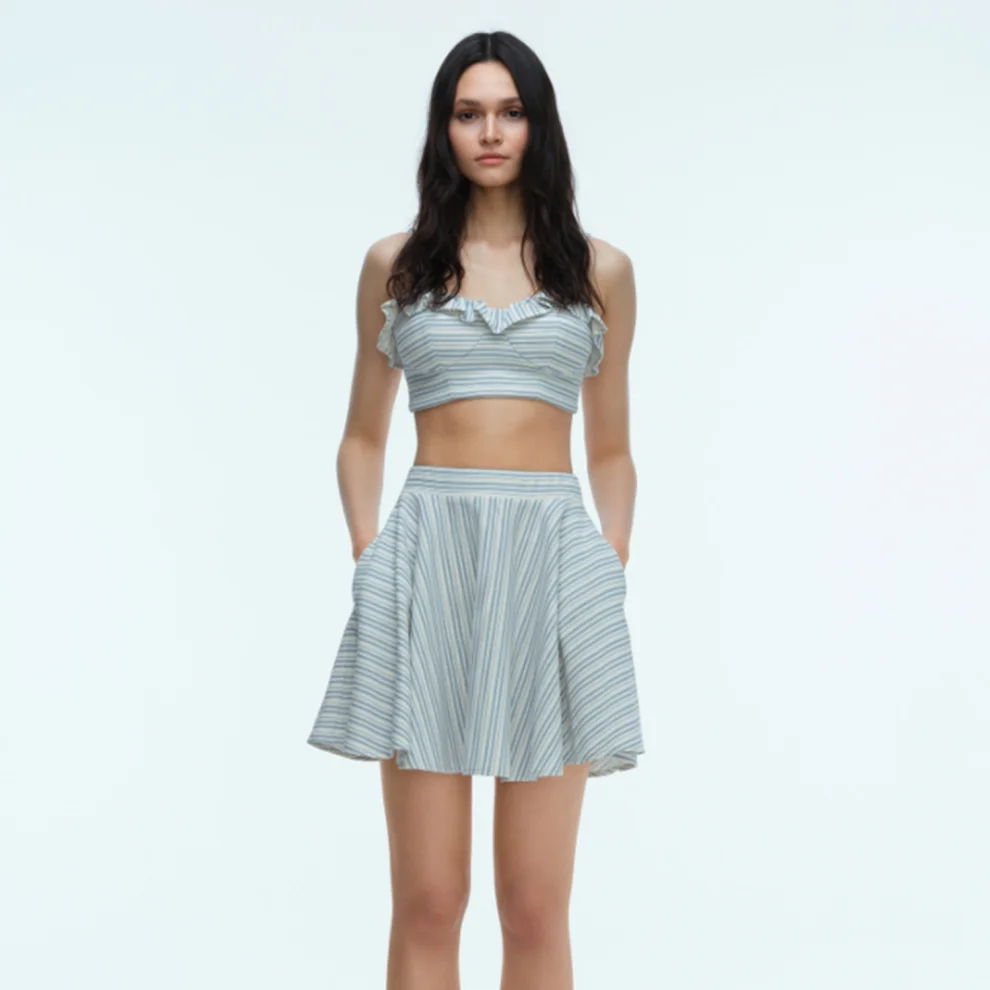 Feel The Lotus - Milos Knitted Mini Skirt