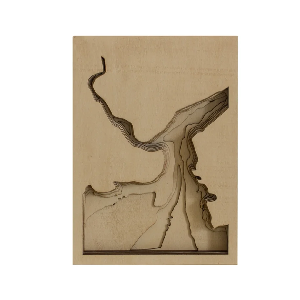 ODA.products - Istanbul - Minimal Wooden Map Wall Accessory