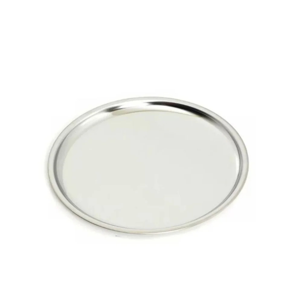 Well Studio Store - Diplomat Steel Serving Plate 20 Cm