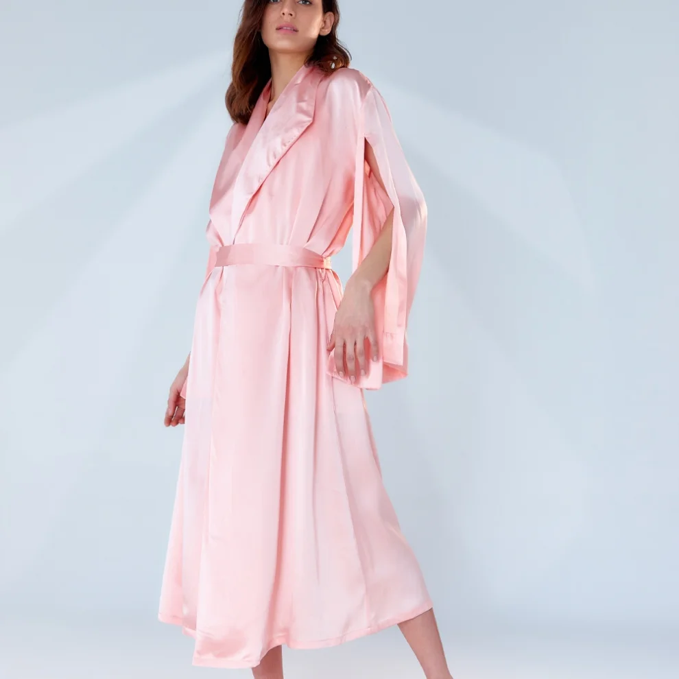 Zau - Pearl Dressing Gown Silk