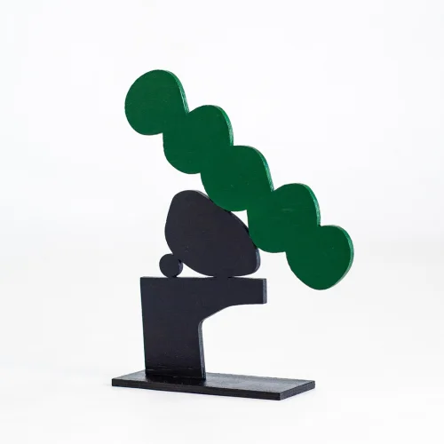 Jun Objects - A Weird Tree Wooden Totem / Mini Sculpture
