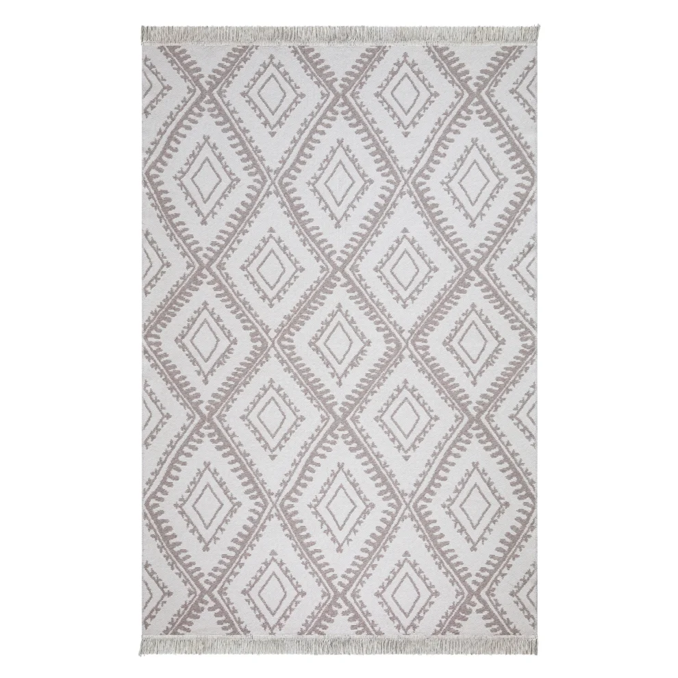 Koza Home - Duo Çift Taraflı Yıkanabilir Dokuma Kilim 22997a