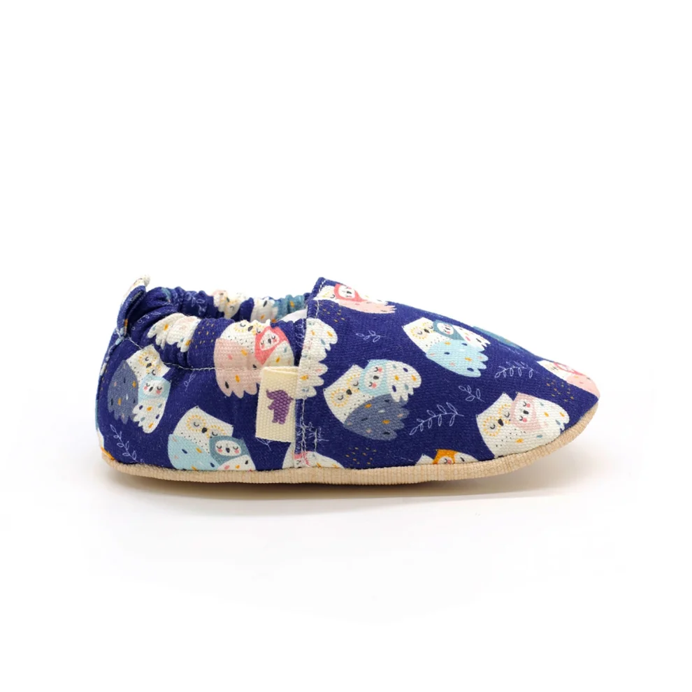 Morgedan - Owls 100% Cotton Non-slip Baby Moccasins