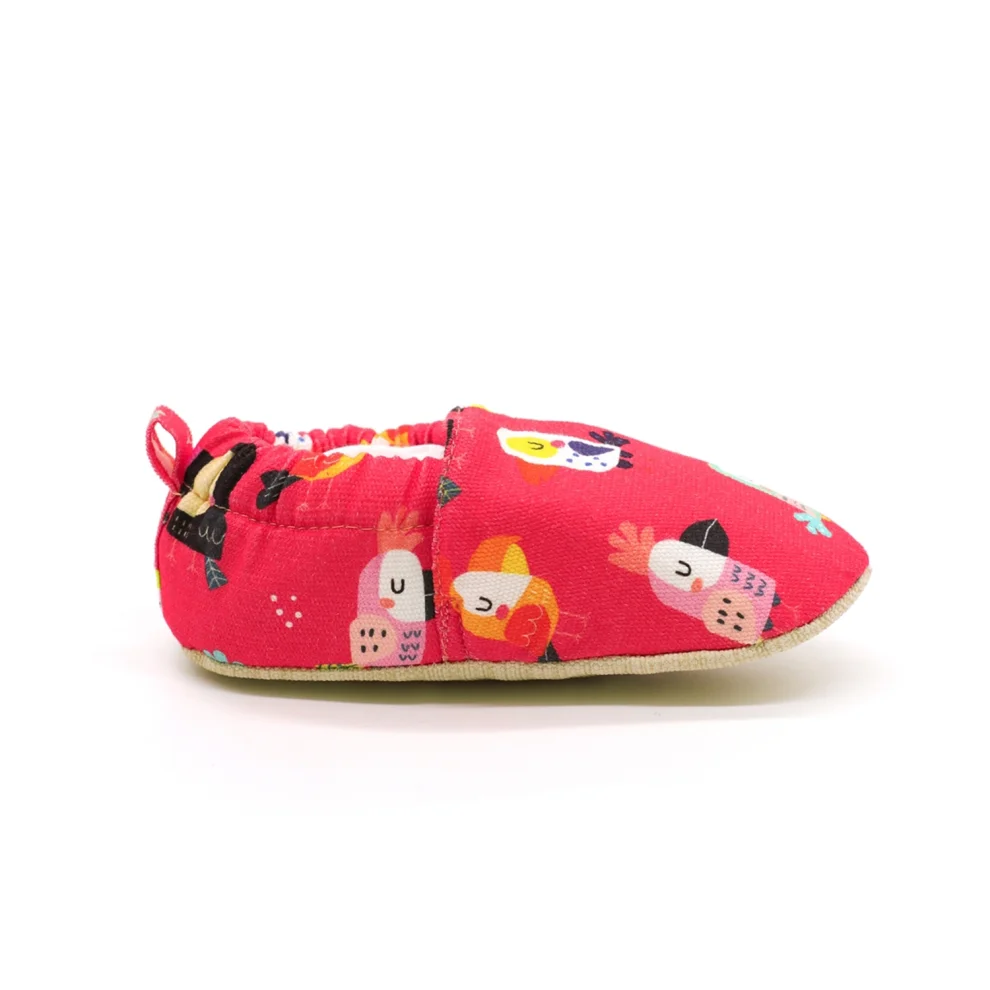 Morgedan - Hey Toko 100% Cotton Non-slip Baby Moccasins