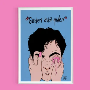 Gözleri Aşka Gülen Print