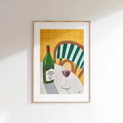 Elif Işık Töreci - Wine O'clock - Print
