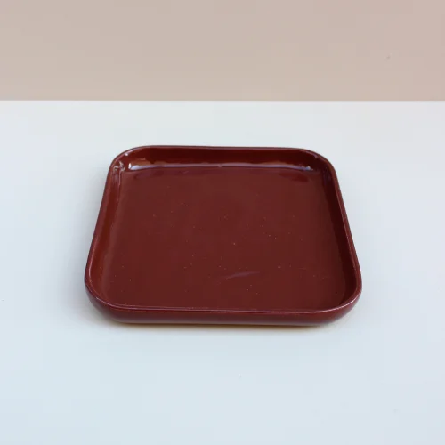 GA Ceramic - Square Roseberry Cookies