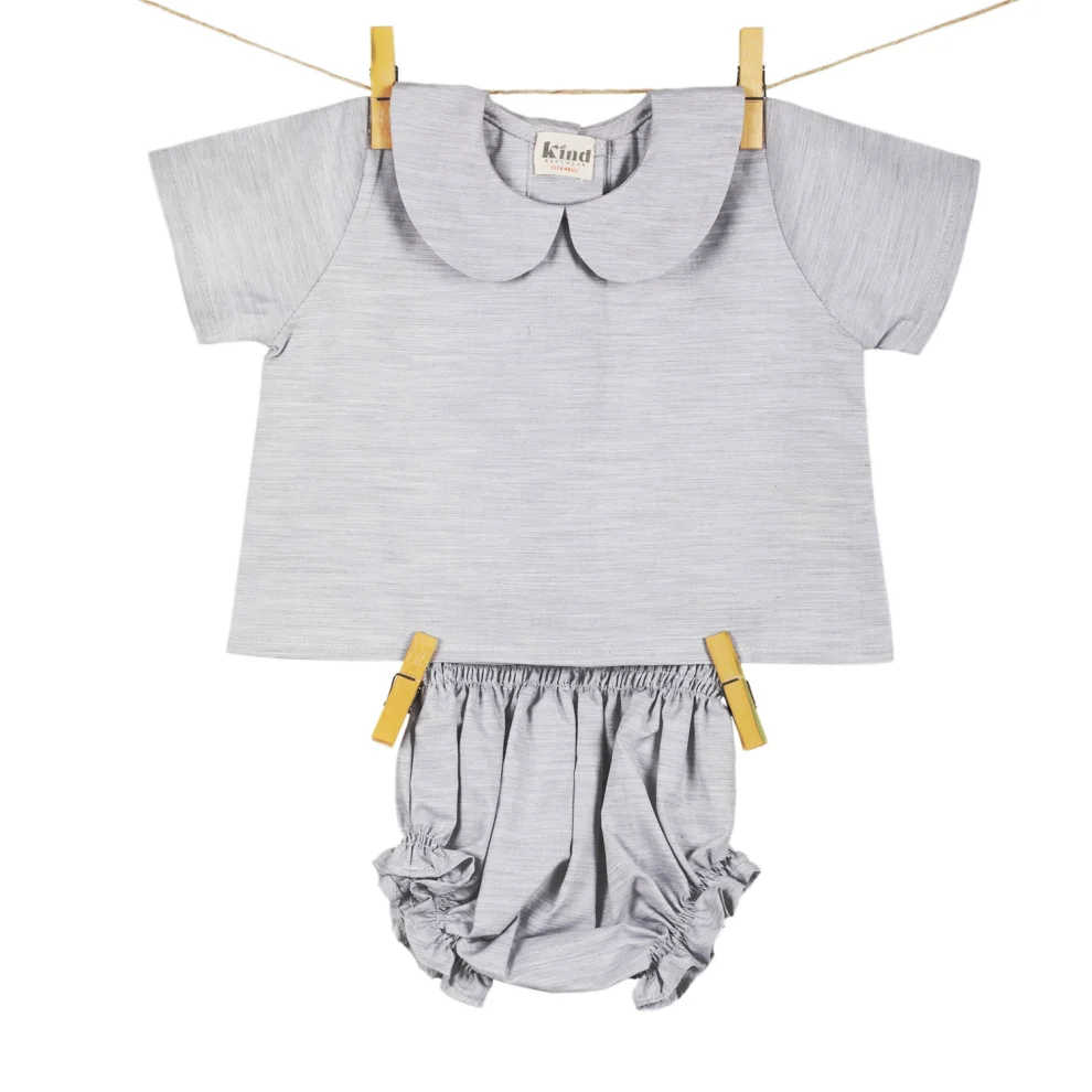 Kind Babywear - Anemon Gömlek- Şort Takım