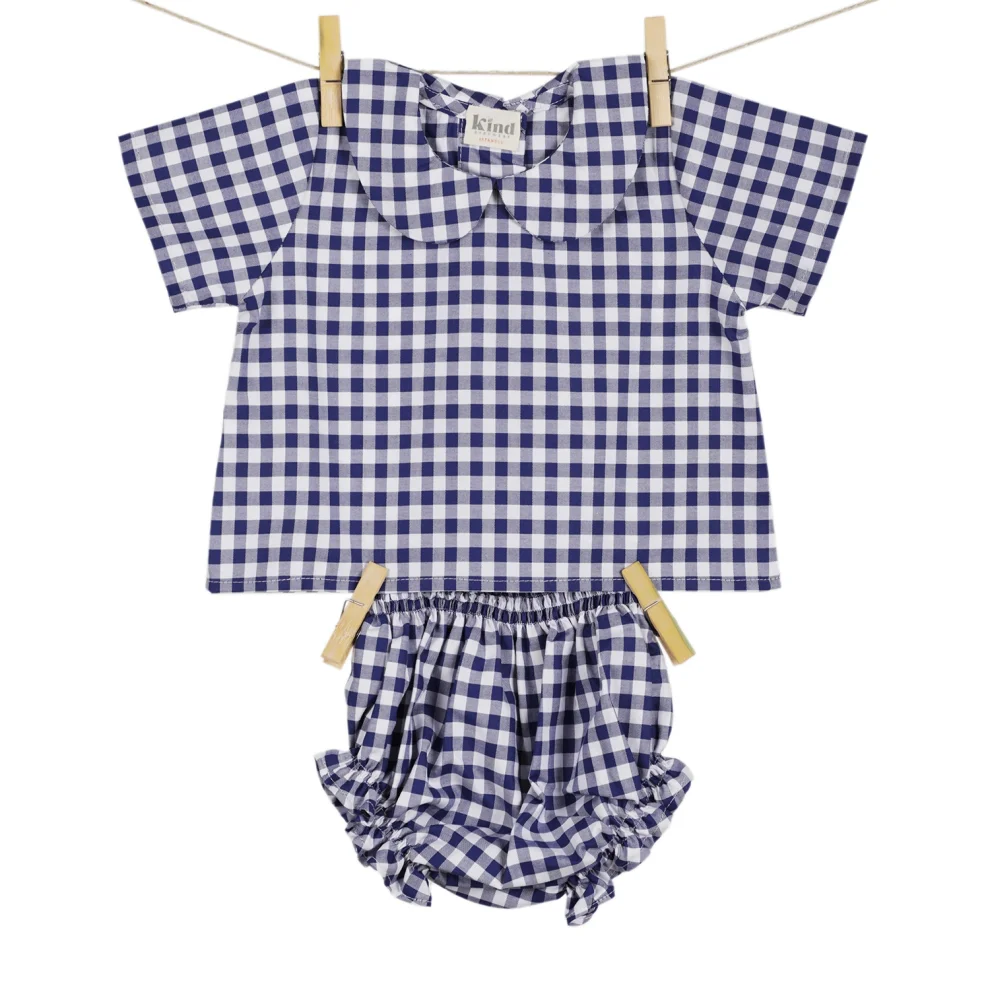 Kind Babywear - Anemon Gömlek- Şort Takım