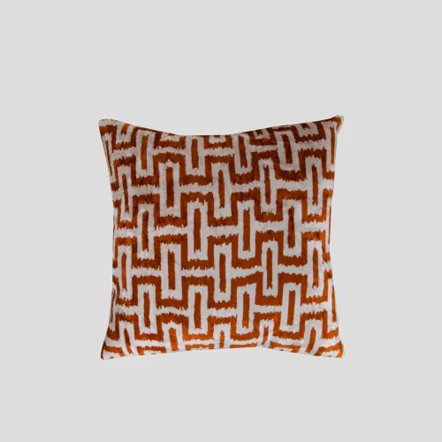 La Casa Antica - Silk Velvet Ikat Pillow - Ill