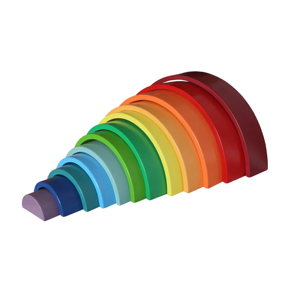Woodnjoytoy - Waldorf 12-pack Rainbow