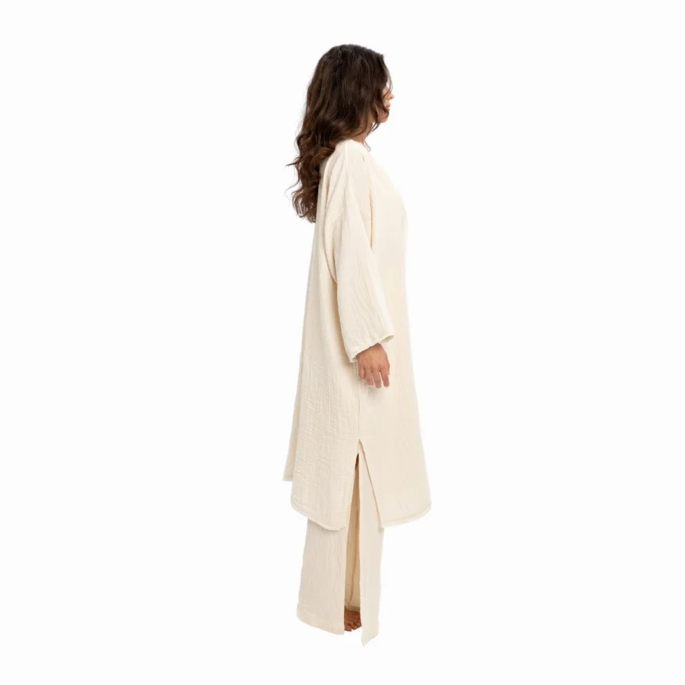 Husufi - Holly Organic Cotton Long Kimono