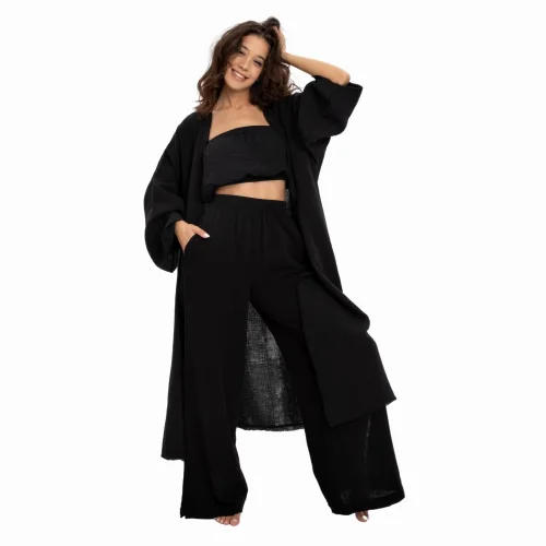 Husufi - Holly Organic Cotton Long Kimono