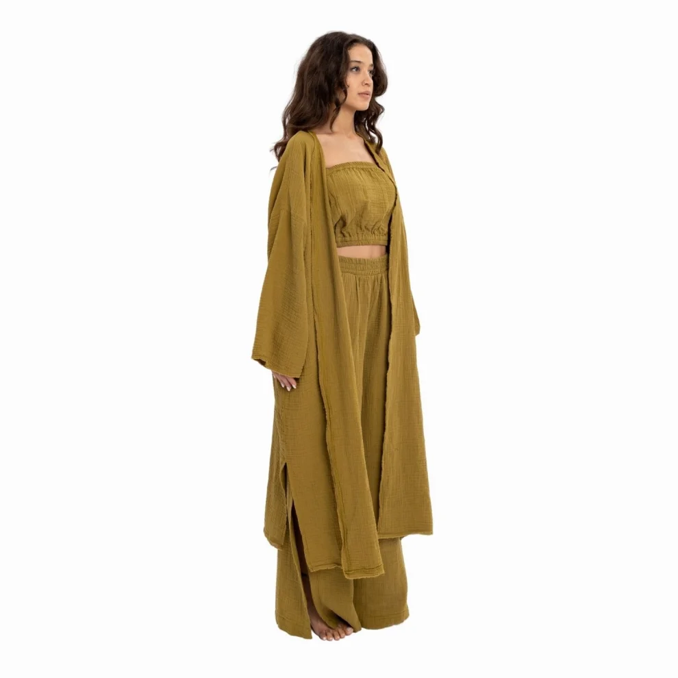 Husufi - Holly Organic Cotton Long Kimono