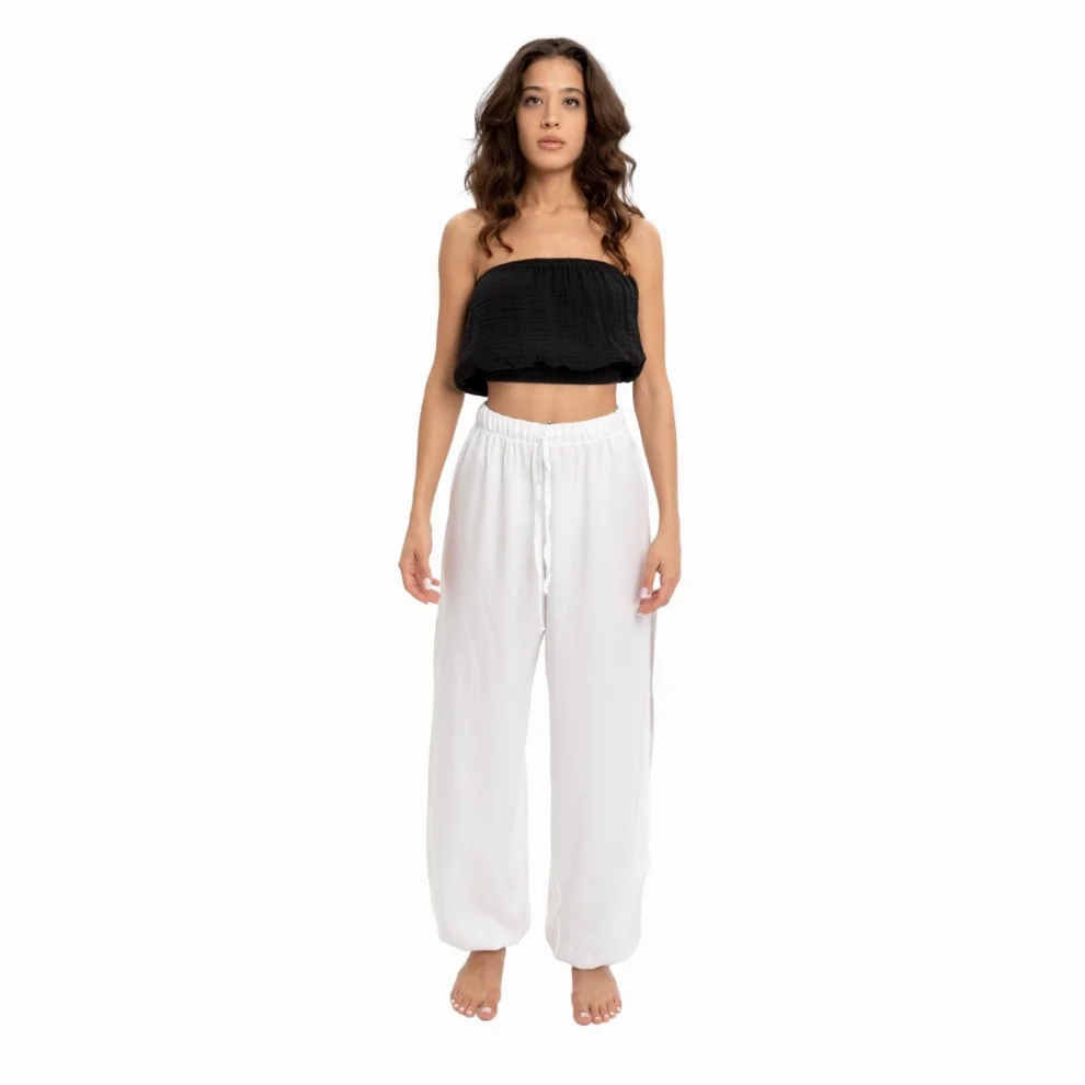 Husufi - Ventana Organic Cotton Shalwar Pant