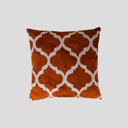 La Casa Antica - Silk Velvet Ikat Pillow - Vll