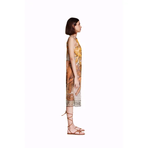 WAYT - Tarot Print Mesh Dress
