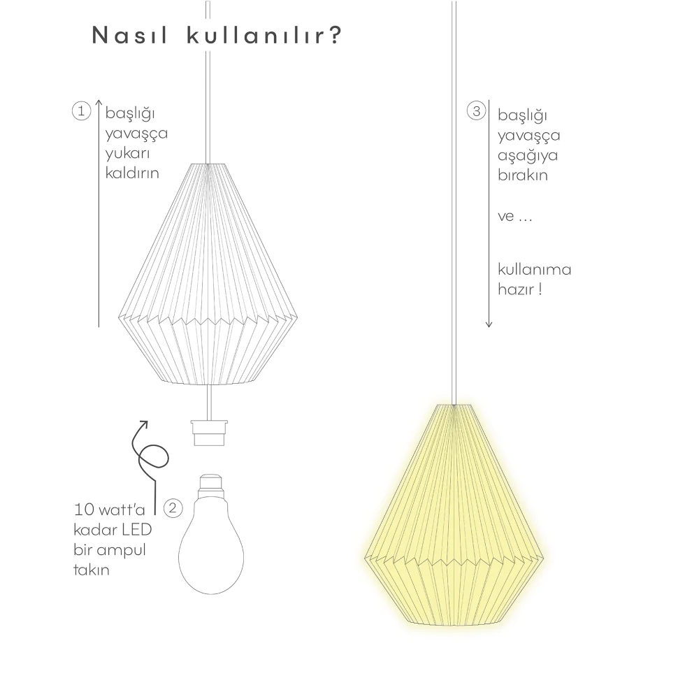 Soli Workshop - Soratobu '3 Origami Pendant Lamp