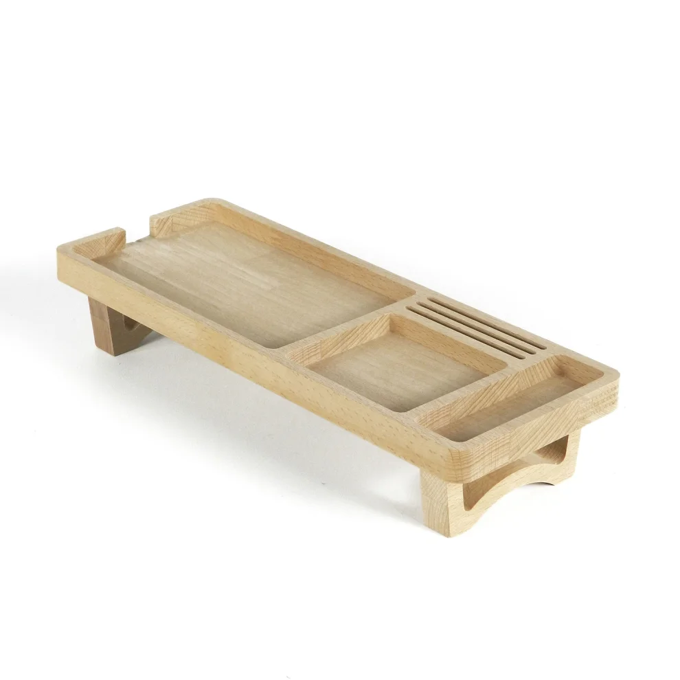 Fagus Wood - Ahşap Organizer Masa Düzenleyici - Mini Spinney