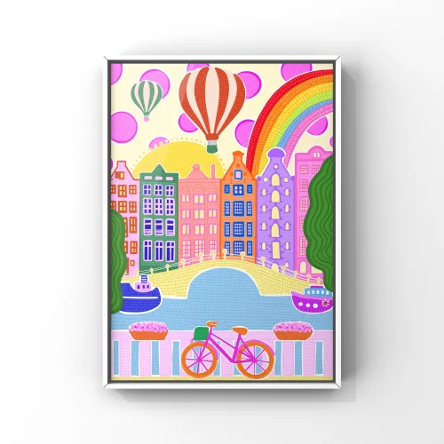 Hello Melody - Amsterdam Print