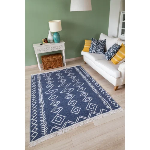 Koza Home - Duo Çift Taraflı Yıkanabilir Dokuma Kilim 23000a