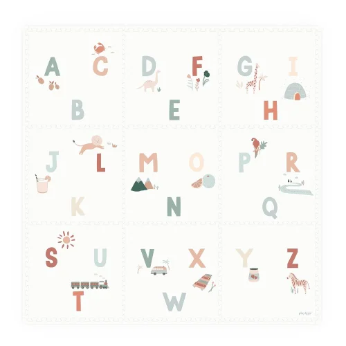 Play & GO	 - Alphabet/ Terrazzo Puzzle Mat