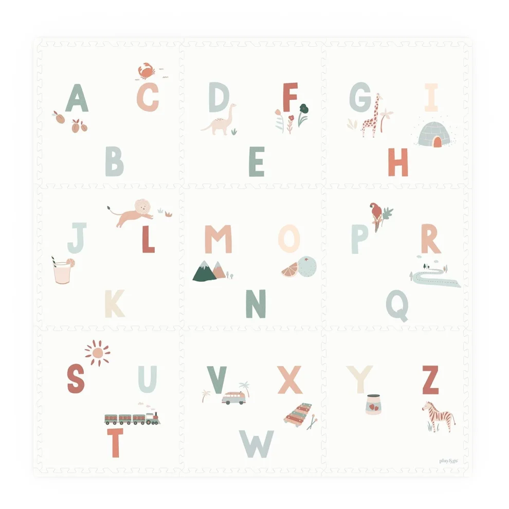 Play & GO	 - Alphabet/terrazzo Puzzlemat