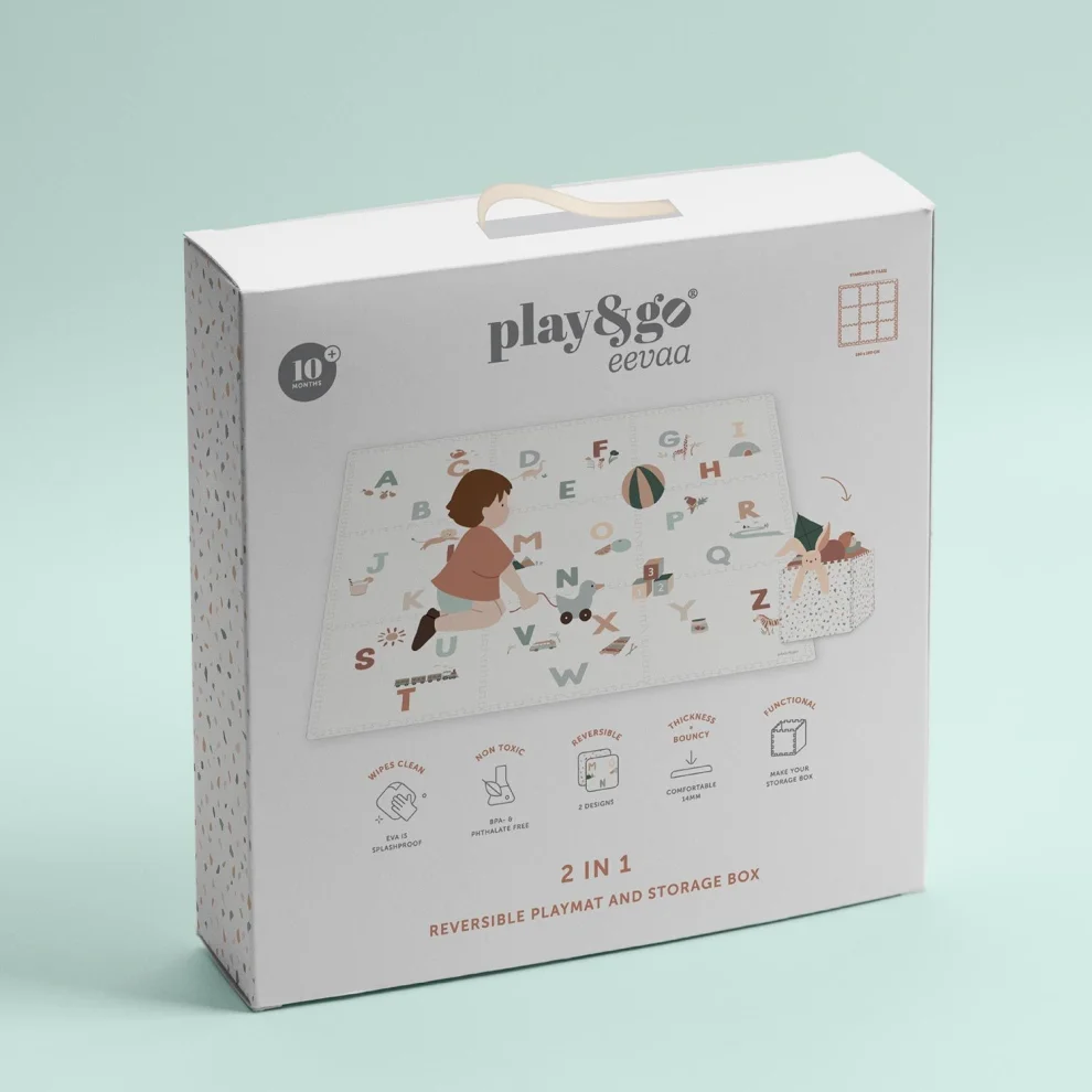 Play & GO	 - Alphabet/terrazzo Puzzlemat