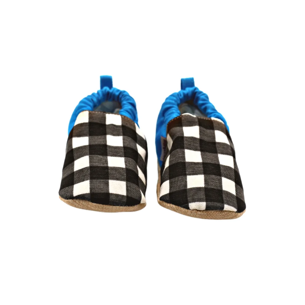 Morgedan - Baby Moccasins Slippers Tartan