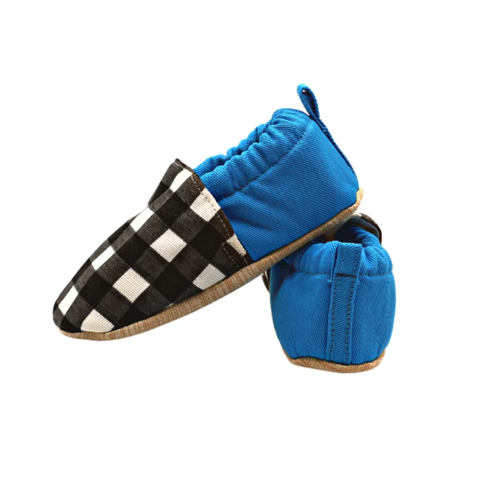 Morgedan - Baby Moccasins Slippers Tartan