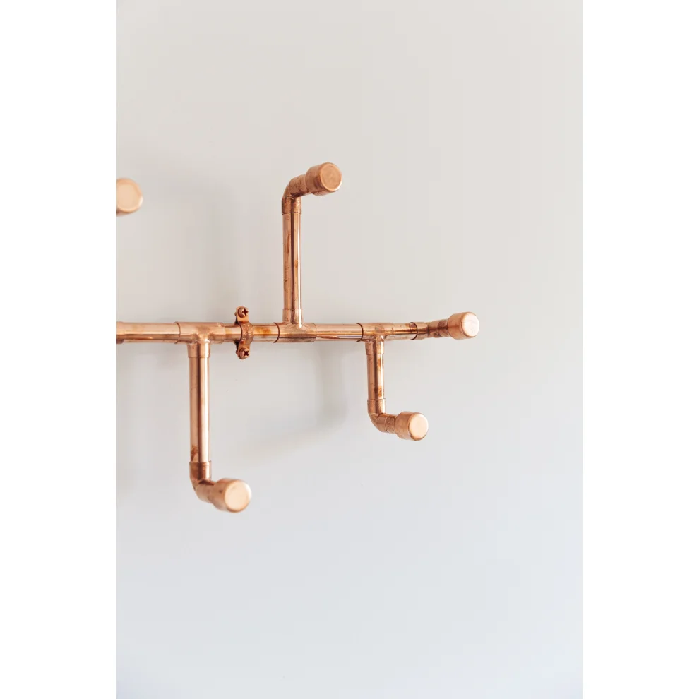 CC Copper Design - Constancia - Bakır Duvar Askılığı