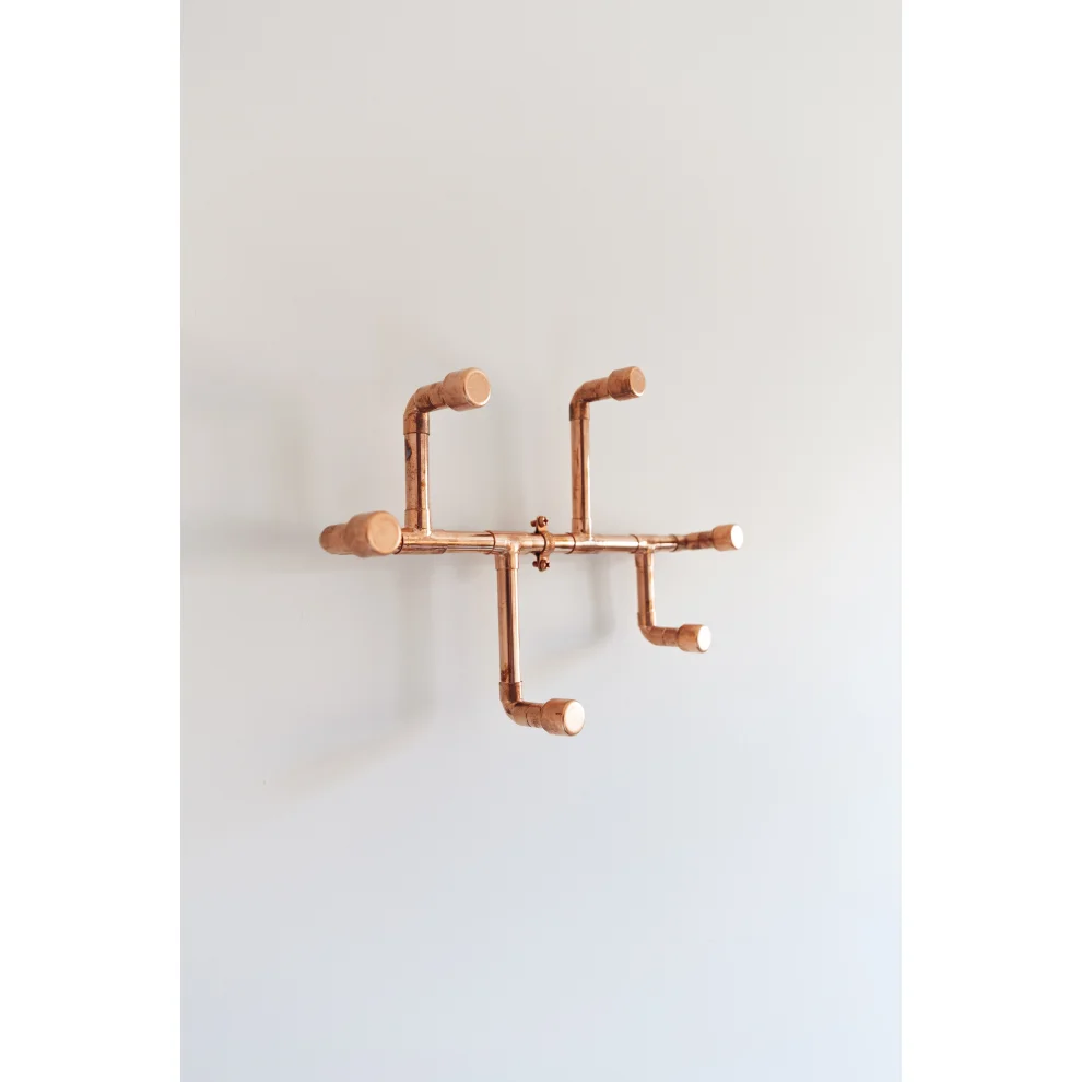 CC Copper Design - Constancia - Bakır Duvar Askılığı