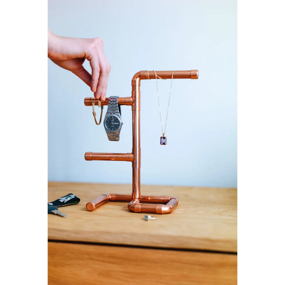 CC Copper Design - Murgul - Copper Jewelry Stand