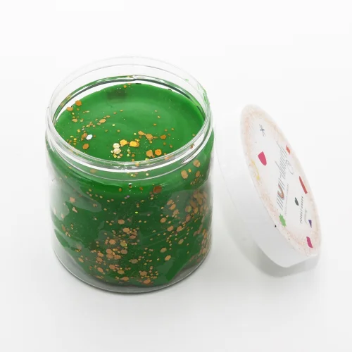 Mundough - New Year Green Glittering Double Natural Playdough