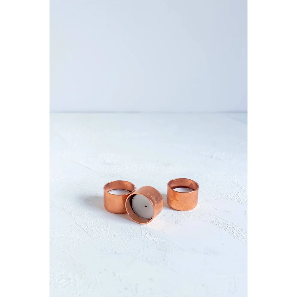 CC Copper Design - Grasberg - Tealight Candle Holder