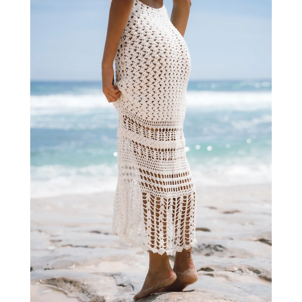 Honest The Label - Mentari Crochet Dress